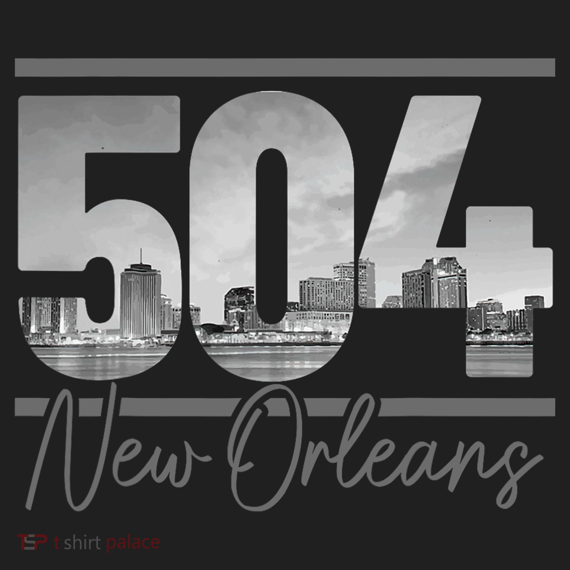 New Orleans 504 Area Code Skyline Louisiana Women's Sweatshirt
