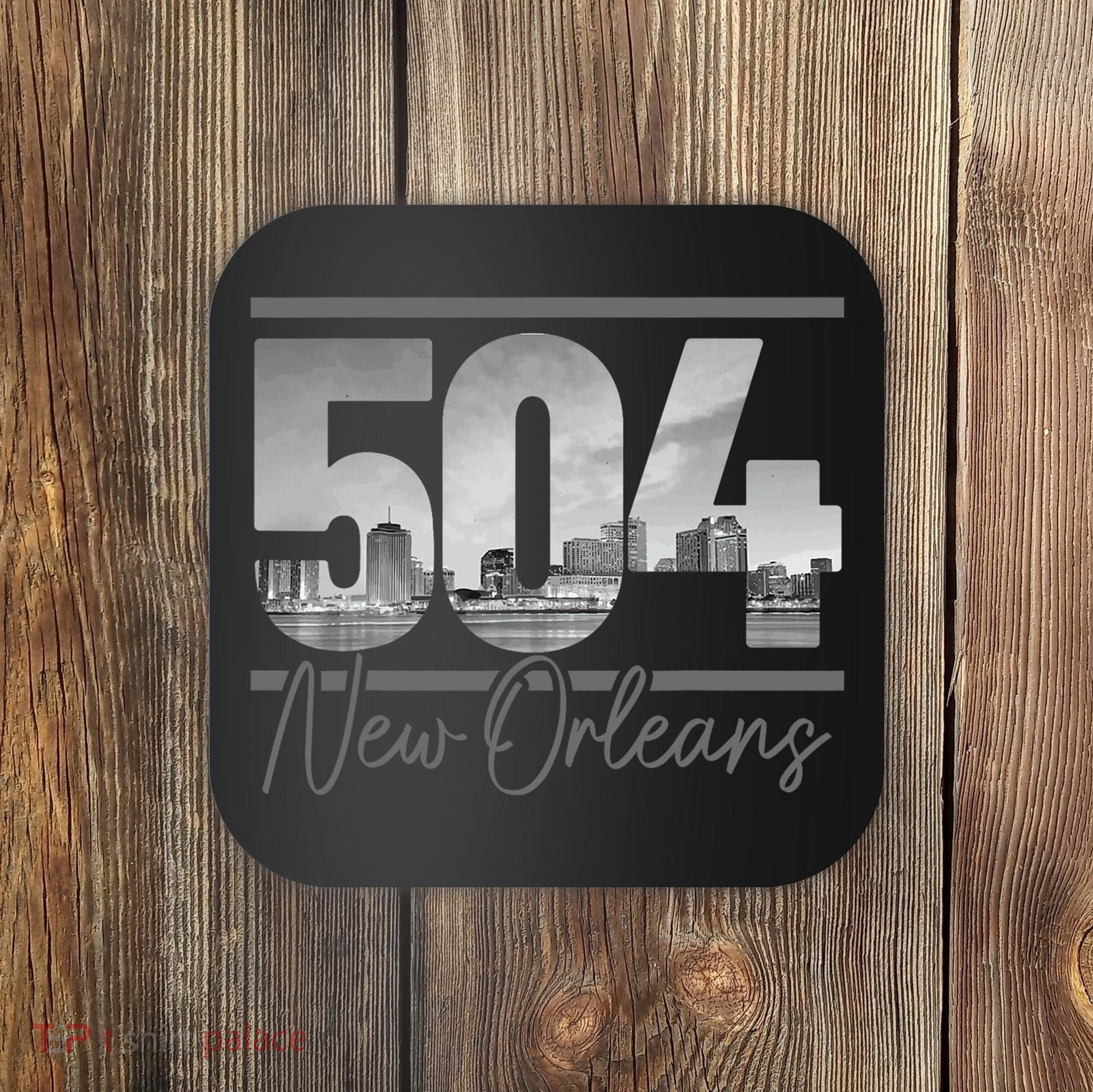 New Orleans 504 Area Code Skyline Louisiana Coaster