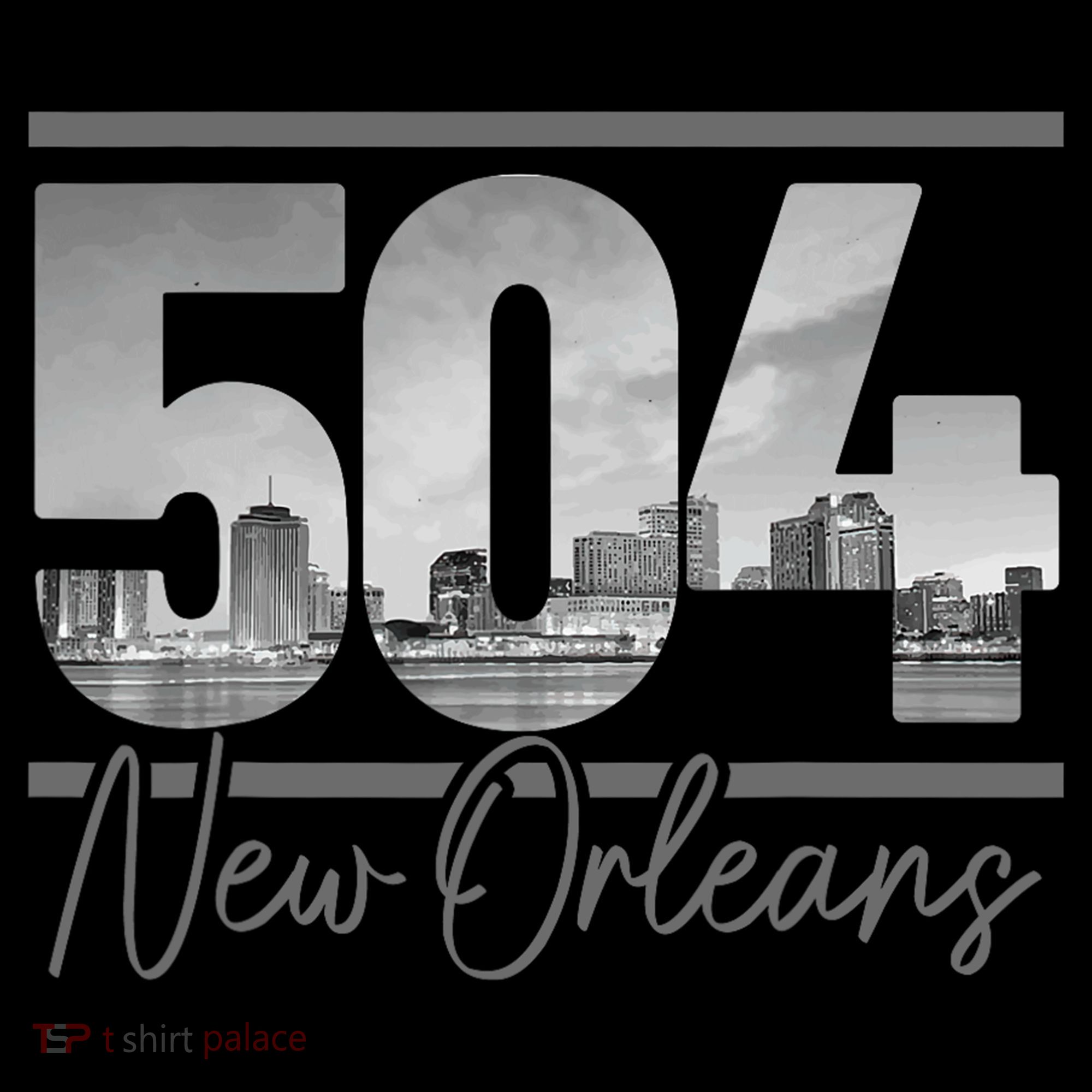 New Orleans 504 Area Code Skyline Louisiana Women's Tank Top