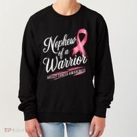 Nephew Of A Warrior Breast Cancer Awareness Women's Sweatshirt thumb 0