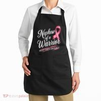 Nephew Of A Warrior Breast Cancer Awareness Apron thumb 2