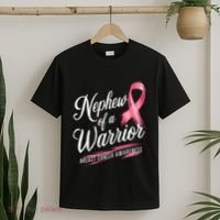 Nephew Of A Warrior Breast Cancer Awareness T-Shirt thumb 2