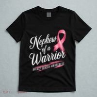 Nephew Of A Warrior Breast Cancer Awareness T-Shirt thumb 5