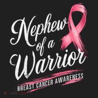 Nephew Of A Warrior Breast Cancer Awareness Beanie thumb 2