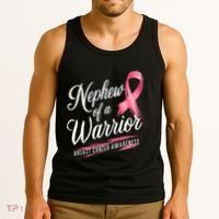 Nephew Of A Warrior Breast Cancer Awareness Tank Top thumb 3