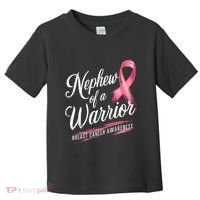 Nephew Of A Warrior Breast Cancer Awareness Toddler T-Shirt thumb 0