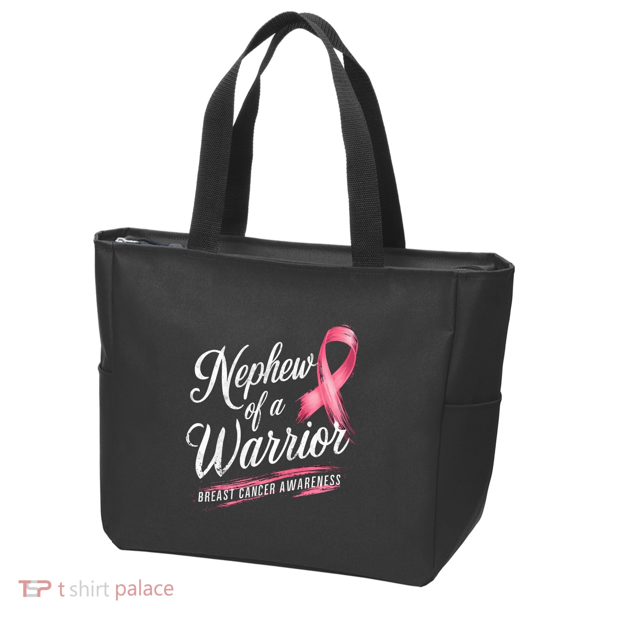 Nephew Of A Warrior Breast Cancer Awareness Tote Bag