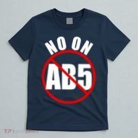 No On AB5 California Truckers Protest T-Shirt thumb 5