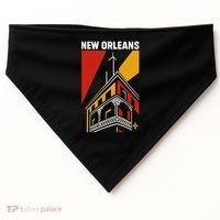 New Orleans Art Deco USA-Made Doggie Bandana thumb 0
