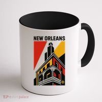 New Orleans Art Deco Coffee Mug thumb 1