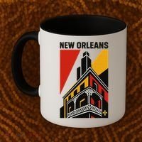 New Orleans Art Deco Coffee Mug thumb 2