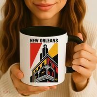 New Orleans Art Deco Coffee Mug thumb 3