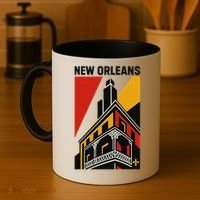 New Orleans Art Deco Coffee Mug thumb 4