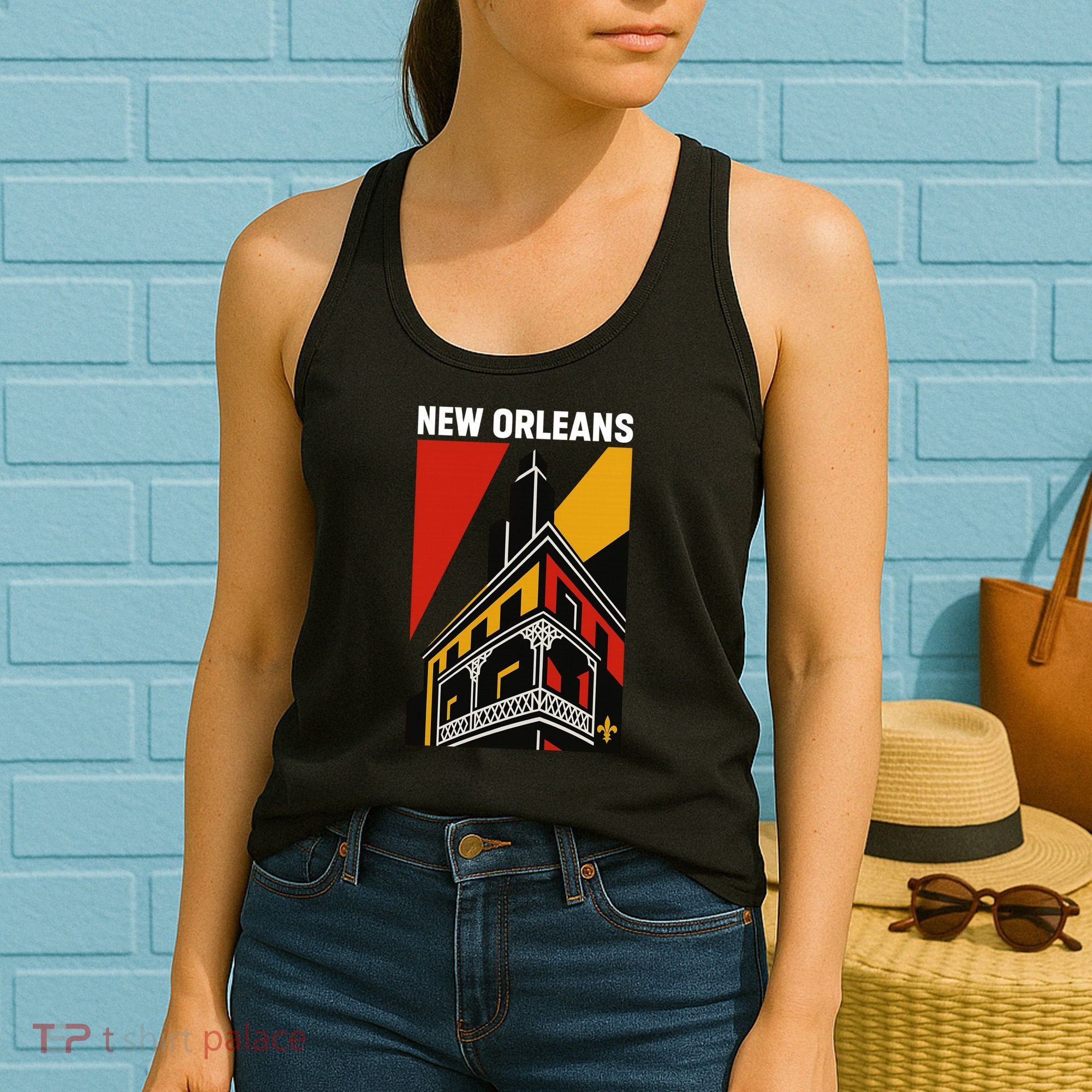 New Orleans Art Deco Women's Tank Top