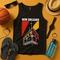 New Orleans Art Deco Tank Top thumb 4