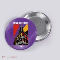 New Orleans Art Deco Button thumb 0