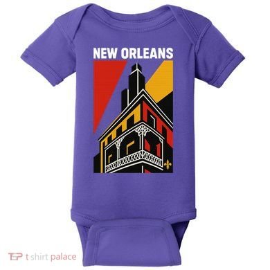 New Orleans Art Deco Baby Bodysuit