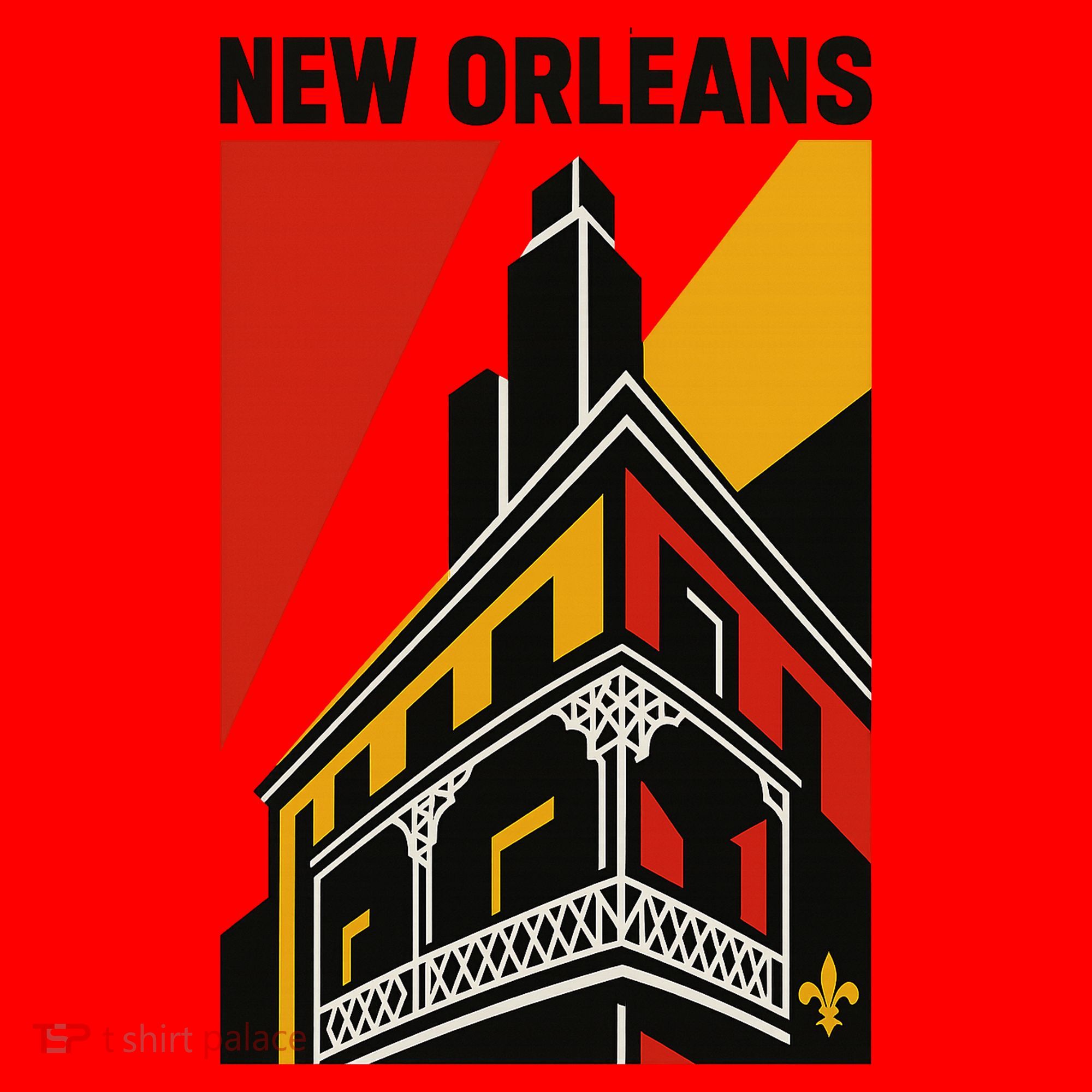 New Orleans Art Deco Santa Hat