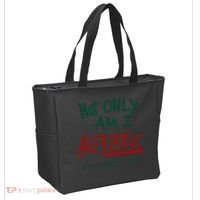 Not Only Am I Autistic I’M Italian Too Tote Bag thumb 2