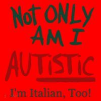 Not Only Am I Autistic I’M Italian Too Santa Hat thumb 1