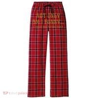 Not Only Am I Funny I Have Nice Titties Too Women's Flannel Plaid Pajama Pants thumb 0