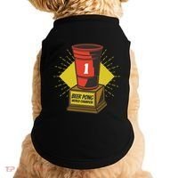 Number One Beer Pong Champion Doggie Tank thumb 0