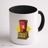Number One Beer Pong Champion Coffee Mug thumb 1