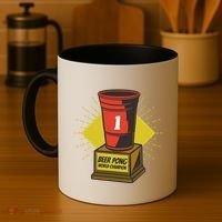 Number One Beer Pong Champion Coffee Mug thumb 4