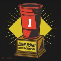 Number One Beer Pong Champion Ornament thumb 1