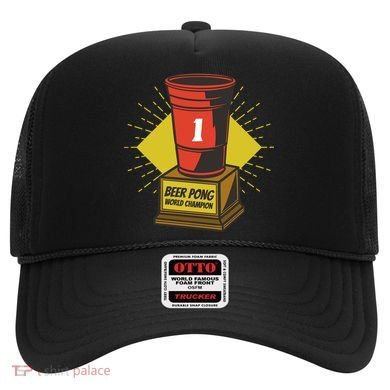 Number One Beer Pong Champion Hat