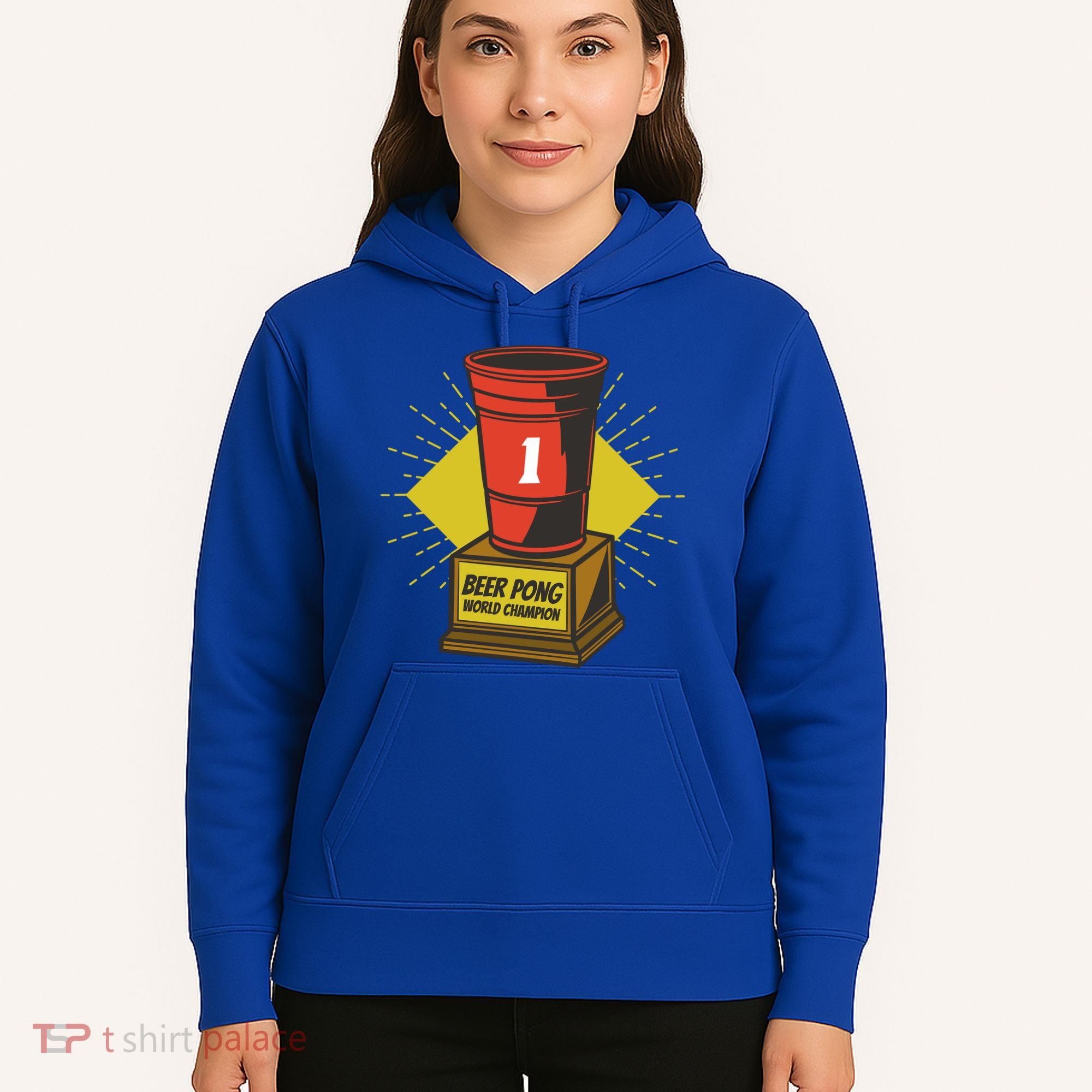 Number One Beer Pong Champion Hoodie