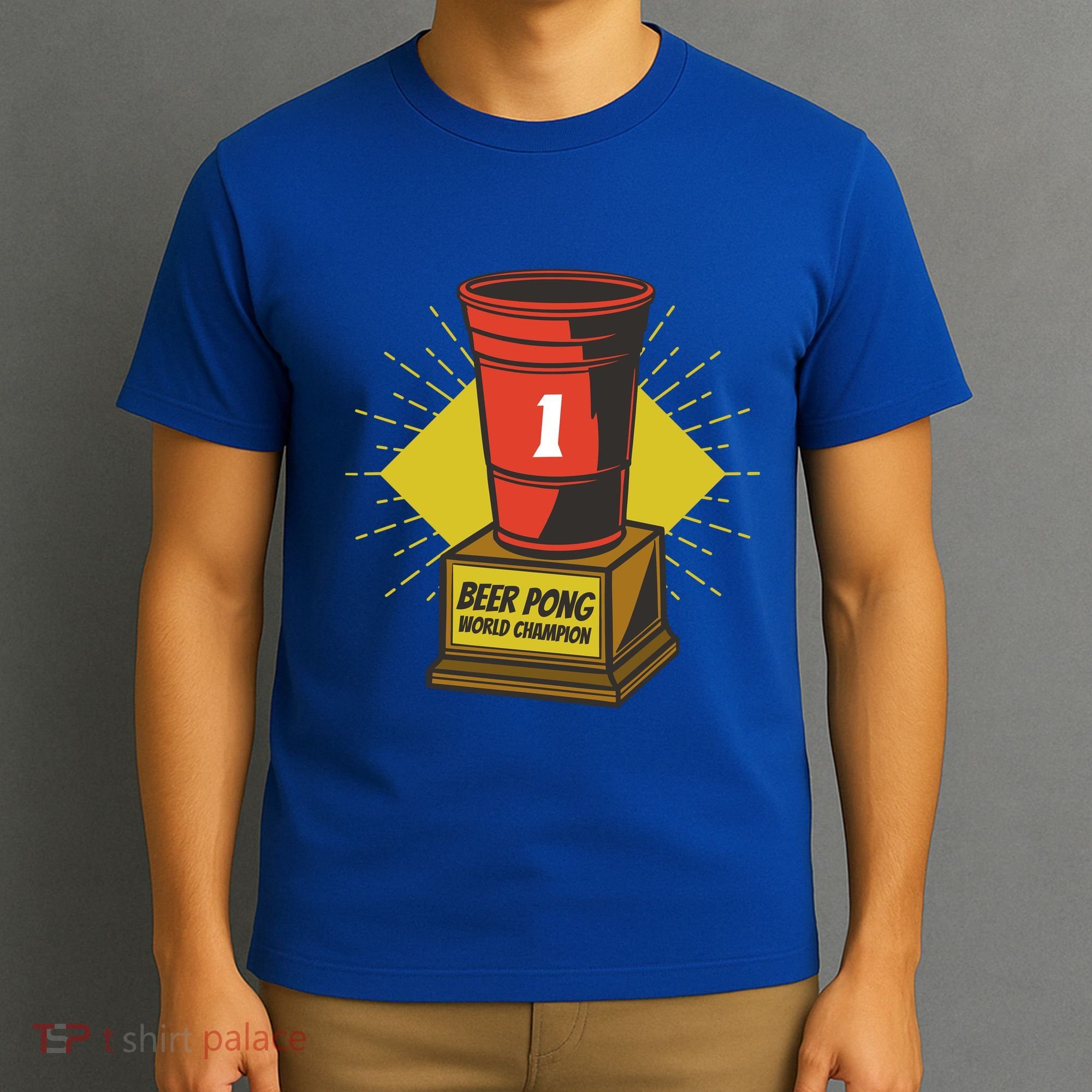 Number One Beer Pong Champion T-Shirt