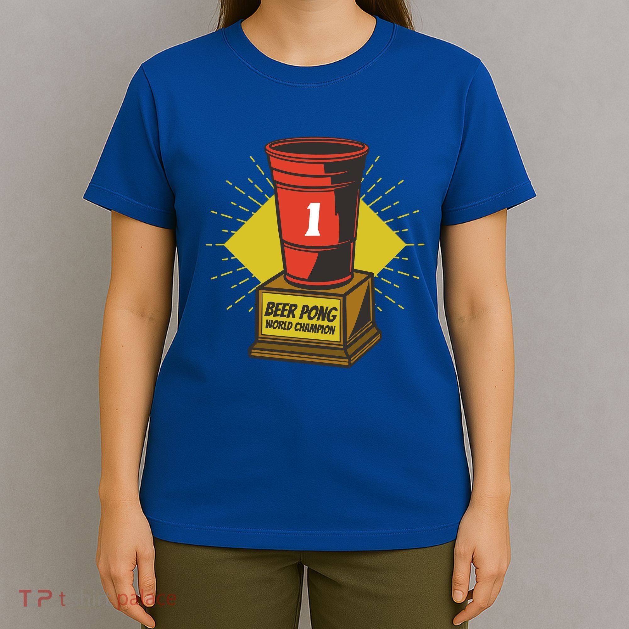 Number One Beer Pong Champion T-Shirt