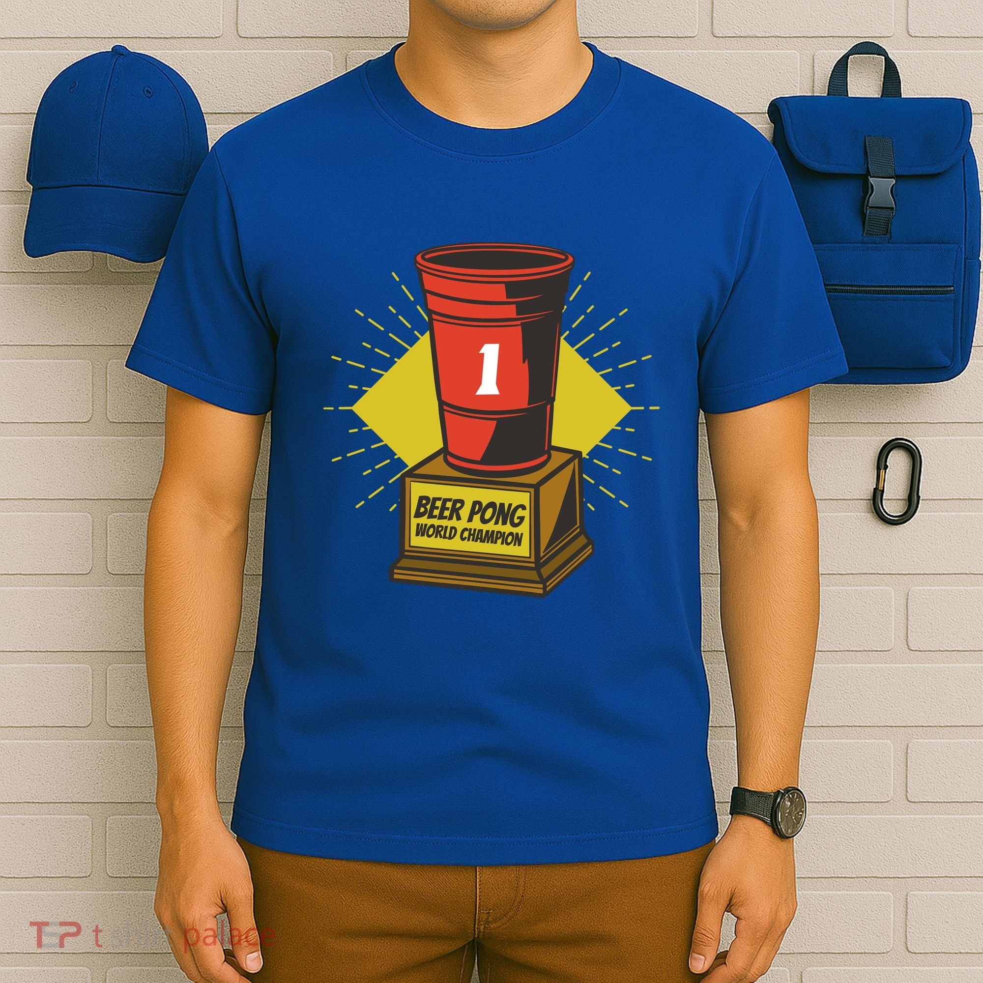 Number One Beer Pong Champion T-Shirt