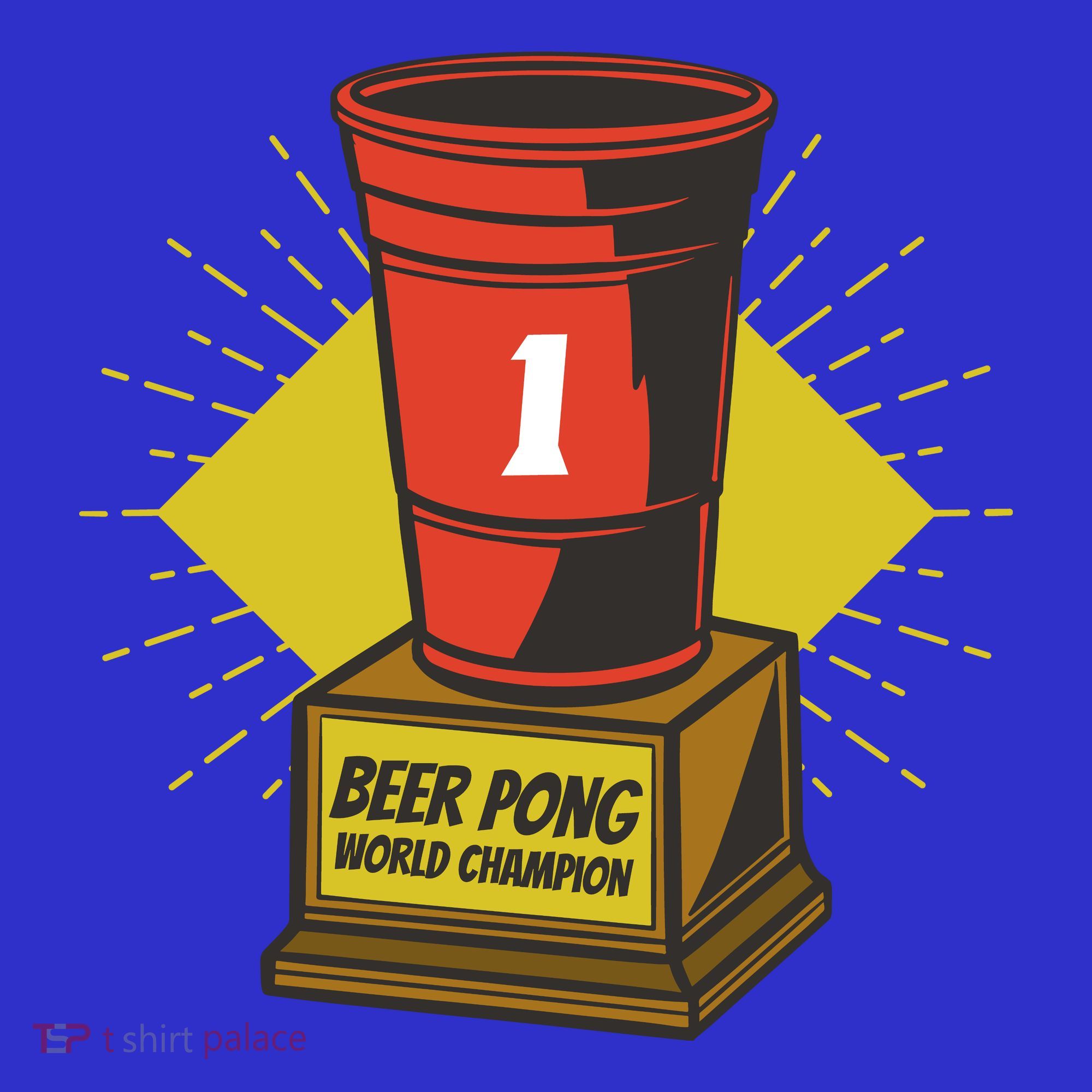 Number One Beer Pong Champion T-Shirt
