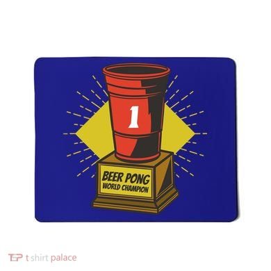 Number One Beer Pong Champion Mousepad