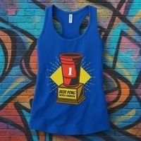 Number One Beer Pong Champion Women's Tank Top thumb 3