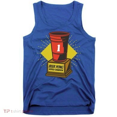 Number One Beer Pong Champion Tank Top