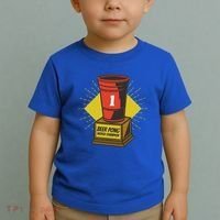 Number One Beer Pong Champion Toddler T-Shirt thumb 2
