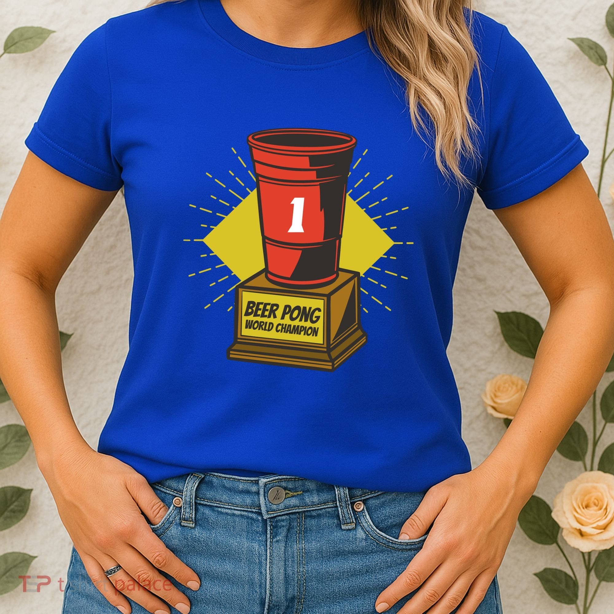 Number One Beer Pong Champion Women's T-Shirt