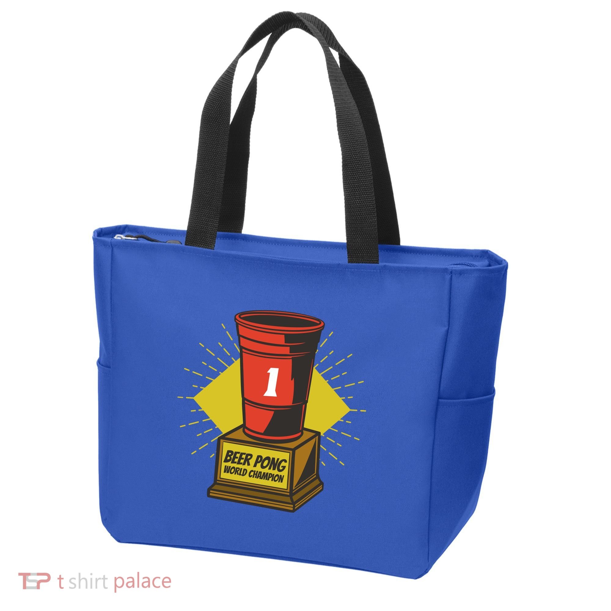 Number One Beer Pong Champion Tote Bag