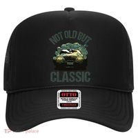Not Old But Classic Comic Car Auto Racing Sports Lover Gift Hat thumb 0