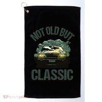 Not Old But Classic Comic Car Auto Racing Sports Lover Gift Golf Towel thumb 0