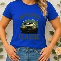 Not Old But Classic Comic Car Auto Racing Sports Lover Gift Women's T-Shirt thumb 2