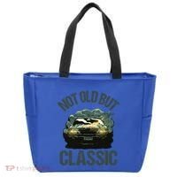 Not Old But Classic Comic Car Auto Racing Sports Lover Gift Tote Bag thumb 0