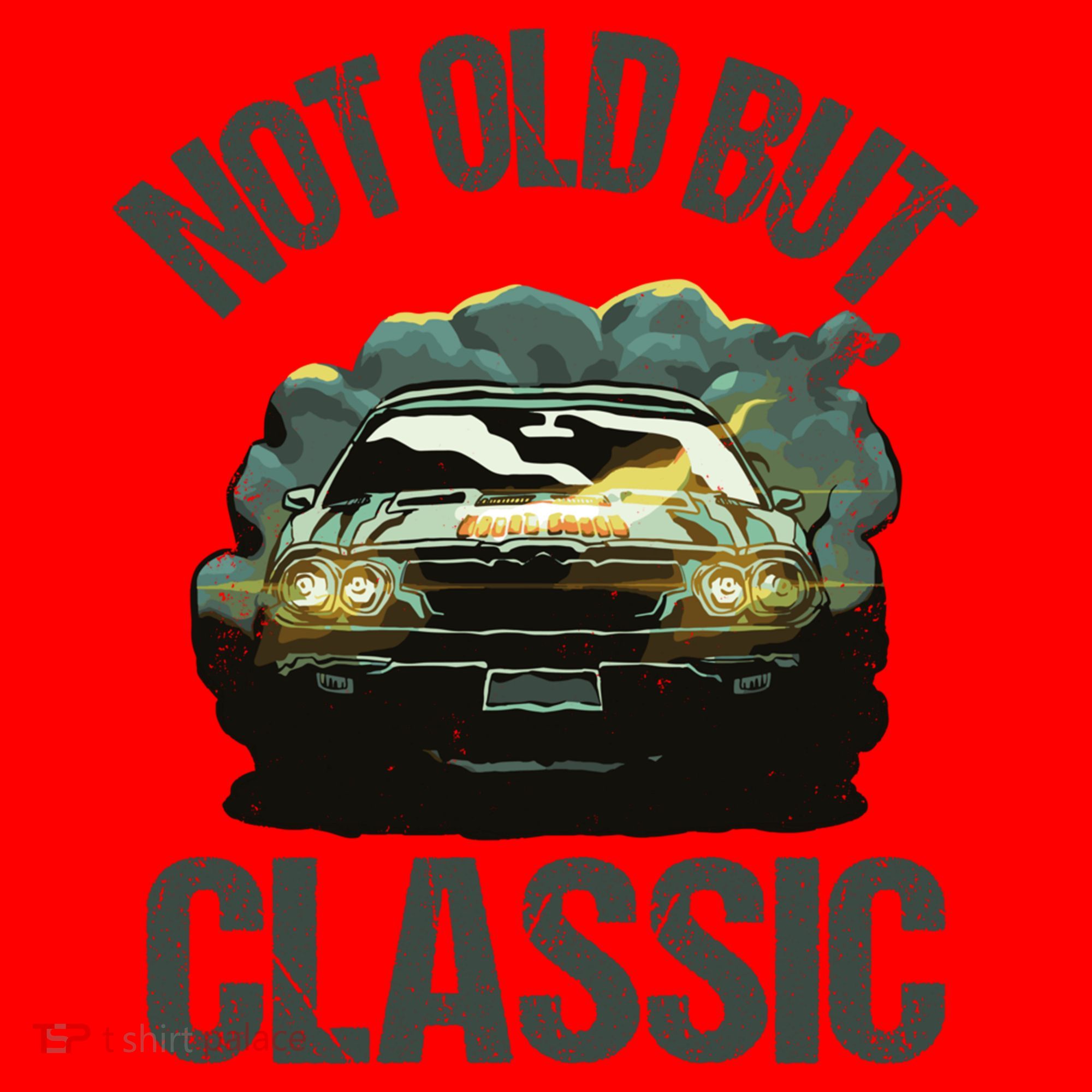 Not Old But Classic Comic Car Auto Racing Sports Lover Gift Santa Hat