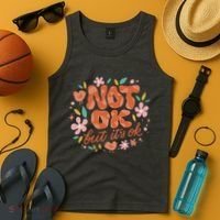 Not Ok But It's Ok Tank Top thumb 4
