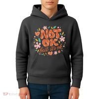 Not Ok But It's Ok Kids Hoodie thumb 4