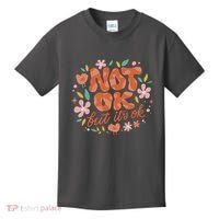 Not Ok But It's Ok Kids T-Shirt thumb 0