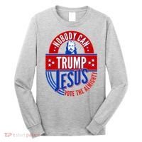 Nobody Can Trump Jesus Vote The Almighty Long Sleeve Shirt thumb 0